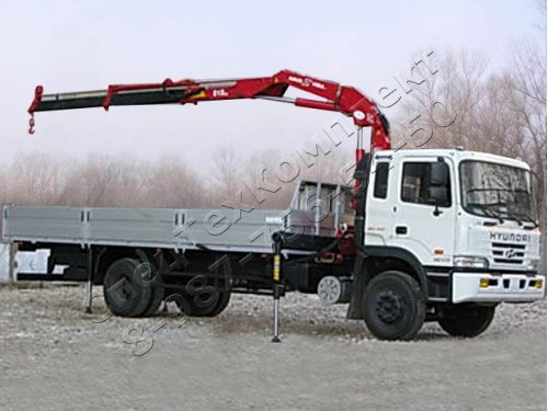 Бортовой Hyundai HD 170 с КМУ